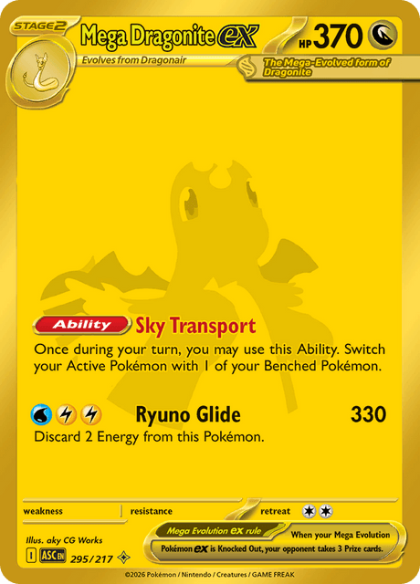 Mega Dragonite ex 295/217 - Ascended Heroes (ASC) NM