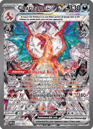Charizard ex 223/197 - Obsidian Flames (OBF) NM