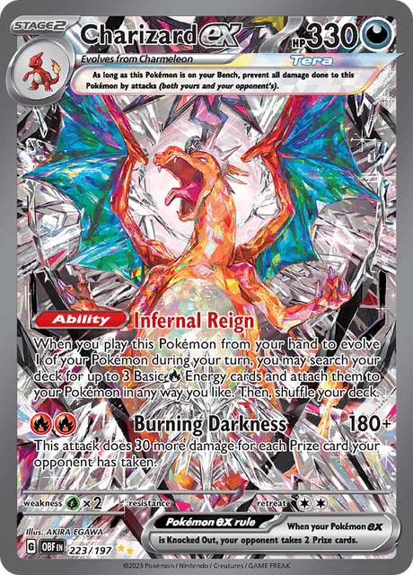 Charizard ex 223/197 - Obsidian Flames (OBF) NM