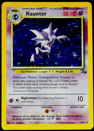 Haunter 6/62 - Fossil (FO) NM