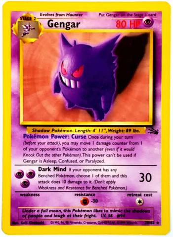 Gengar 20/62 - Fossil (FO) LP