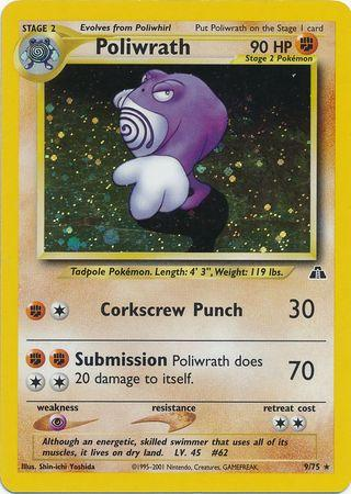 Poliwrath 9/75 - Neo Discovery (N2) MP