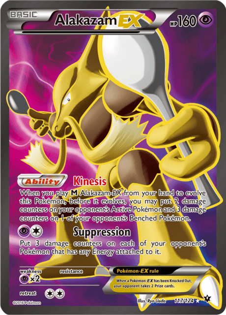 Alakazam EX 117/124 - Fates Collide (FCO) LP