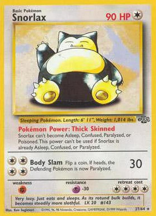 Snorlax 27/64 - Jungle (JU) LP