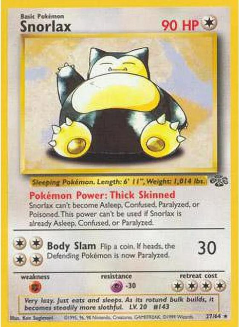 Snorlax 27/64 - Jungle (JU) LP