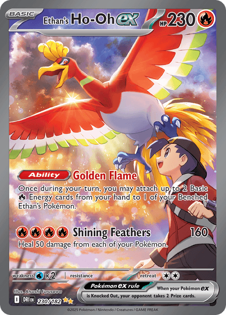 Ethan's Ho-Oh ex 230/182 - Destined Rivals (DRI) NM
