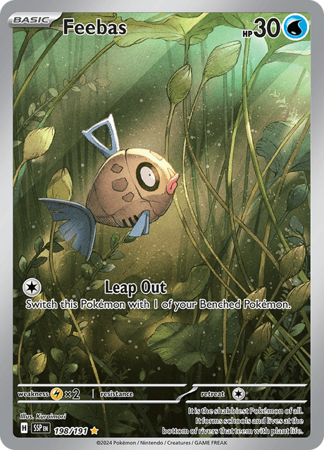 Feebas 198/191 - Surging Sparks (SSP) NM