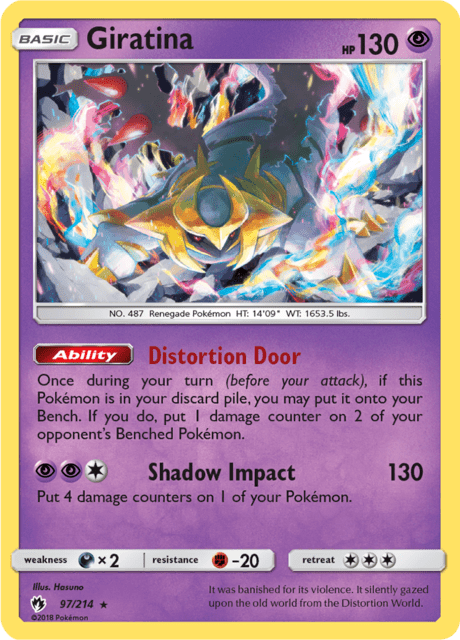Giratina 97/214 - Lost Thunder (LOT) NM