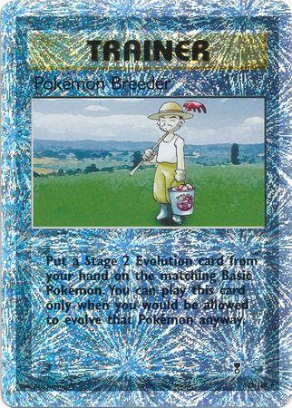 Pokemon Breeder 102/110 [Reverse Holo] - Legendary Collection (LC) MP