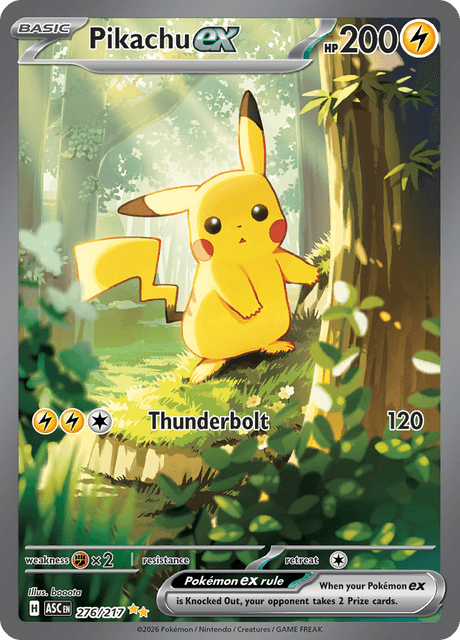 Pikachu ex 276/217 - Ascended Heroes (ASC) NM