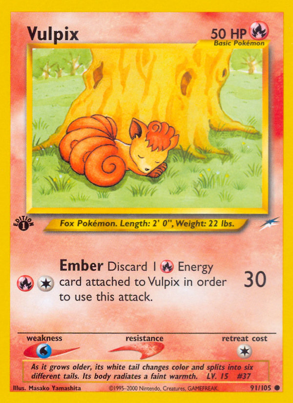 Vulpix 91/105 [1st Edition] - Neo Destiny (N4) LP
