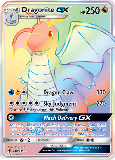 Dragonite GX 248/236 - Unified Minds (UNM) NM