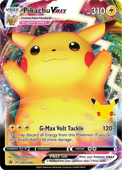 Pikachu VMAX swsh062/25 - Celebrations (CEL) LP