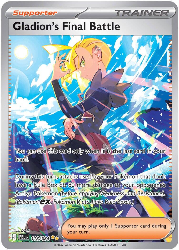 Gladion's Final Battle 118/84 - Pitch Black NM
