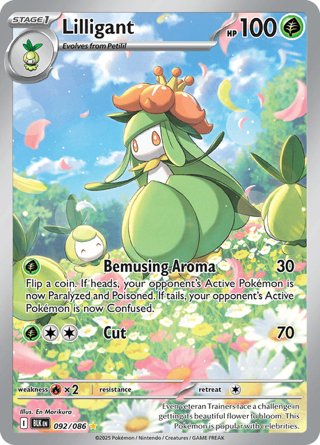 Lilligant 92/86 - Black Bolt (BLK) LP