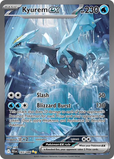 Kyurem ex 165/86 - Black Bolt (BLK) NM
