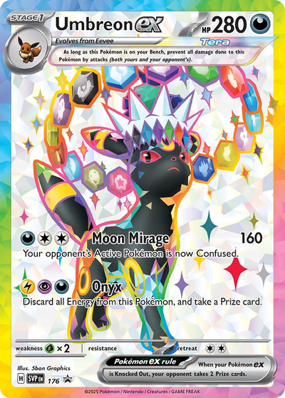 Umbreon Ex 176/ - Promo (SVP) PSA 10