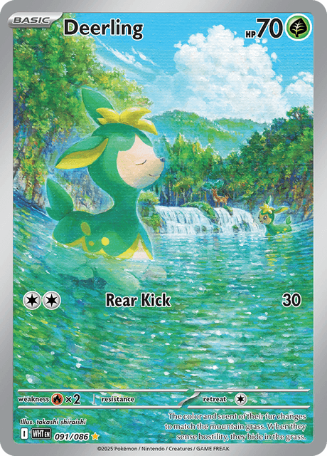 Deerling 91/86 - White Flare (WHT) NM