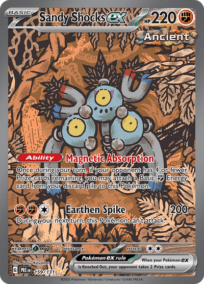 Sandy Shocks ex 159/131 - Prismatic Evolutions (PRE) NM