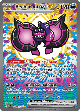 Pecharunt ex 163/131 - Prismatic Evolutions (PRE) NM