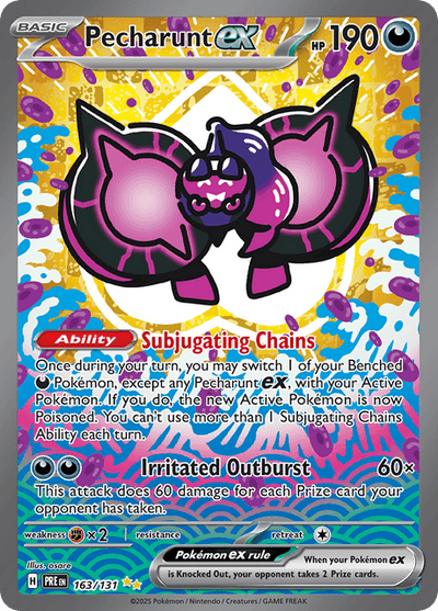 Pecharunt ex 163/131 - Prismatic Evolutions (PRE) NM