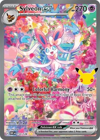 Sylveon ex 153/128 - 30th Celebration NM