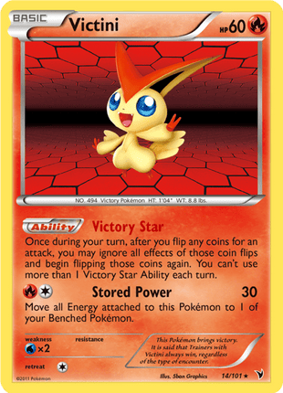 Victini 14/101 - Noble Victories (NVI) NM