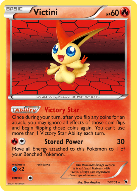 Victini 14/101 - Noble Victories (NVI) NM