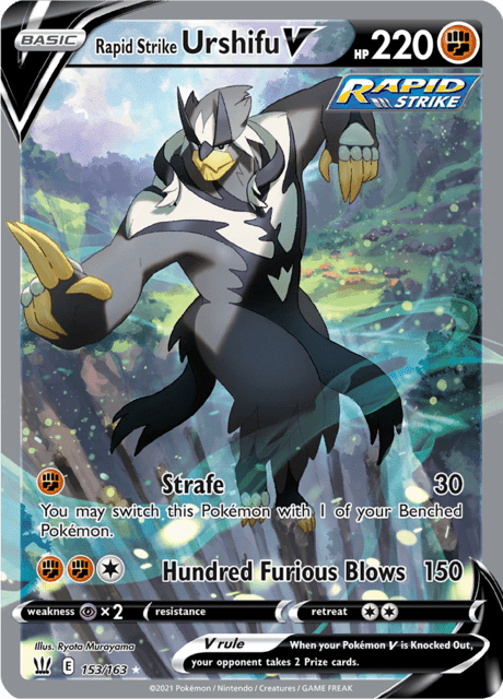 Rapid Strike Urshifu V 153/163 - Battle Styles (BST) NM