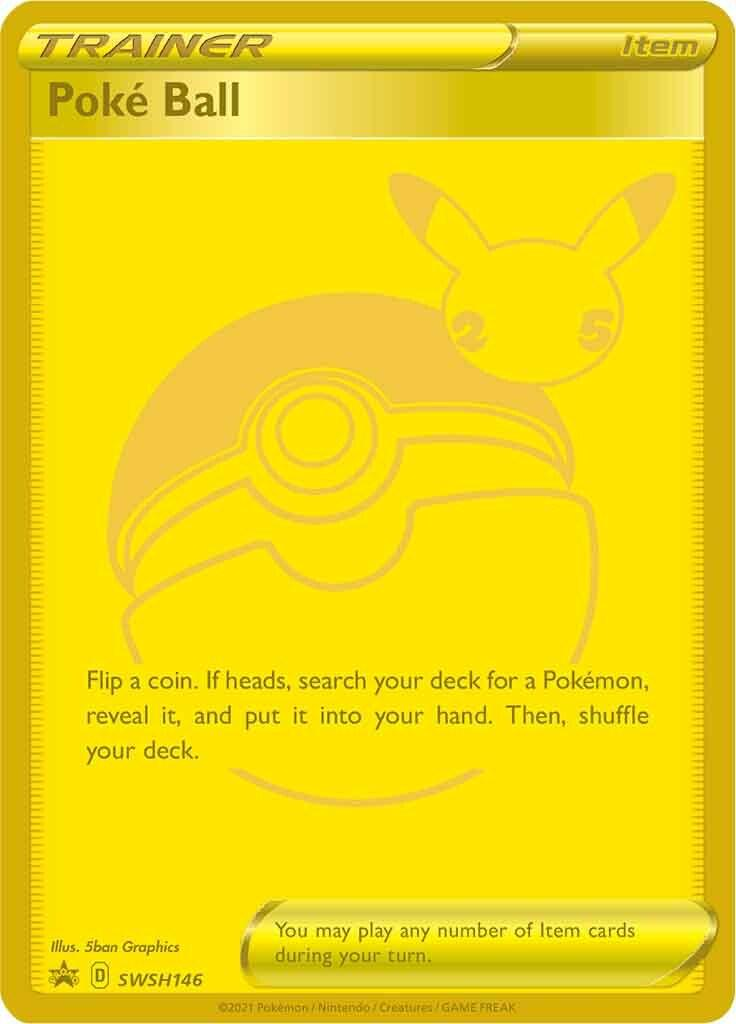 Poke Ball swsh146/25 - Celebrations (CEL) NM