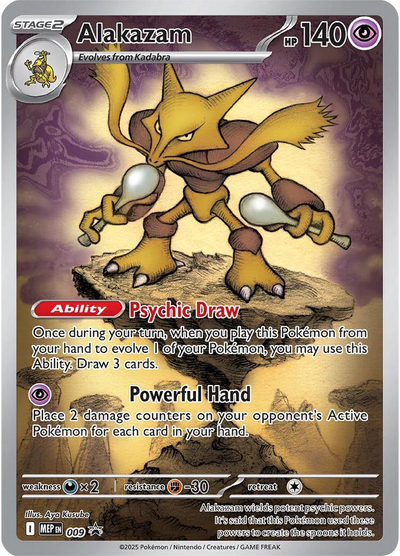 Alakazam 9/ - Promo (MEP) NM