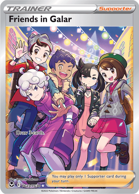 Friends in Galar tg23/tg30 - Silver Tempest (SIT) NM
