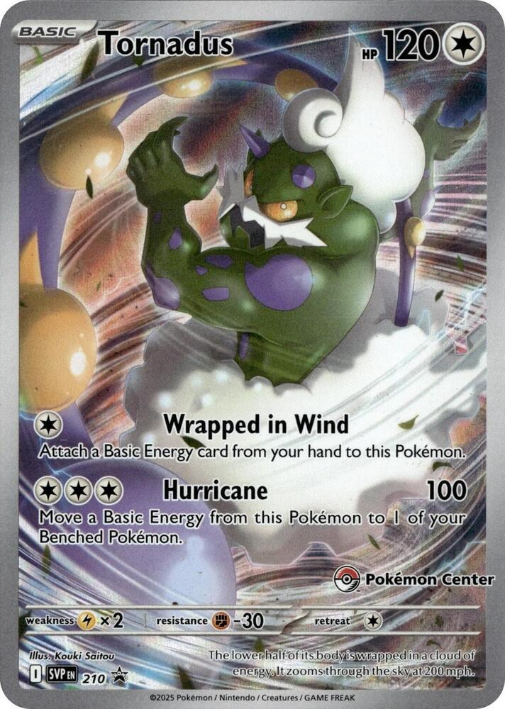 Tornadus 210/ [Pokemon Center] - Promo (SVP) NM