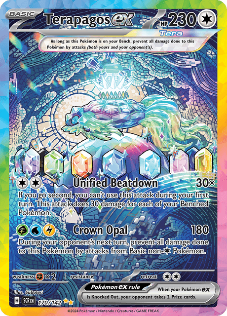 Terapagos ex 170/142 - Stellar Crown (SCR) NM