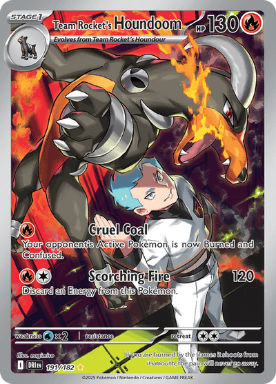 Team Rocket's Houndoom 191/182 - Destined Rivals (DRI) NM