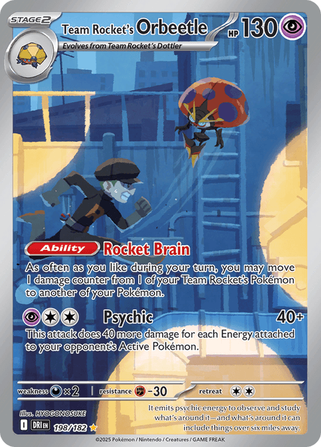 Team Rocket's Orbeetle 198/182 - Destined Rivals (DRI) NM
