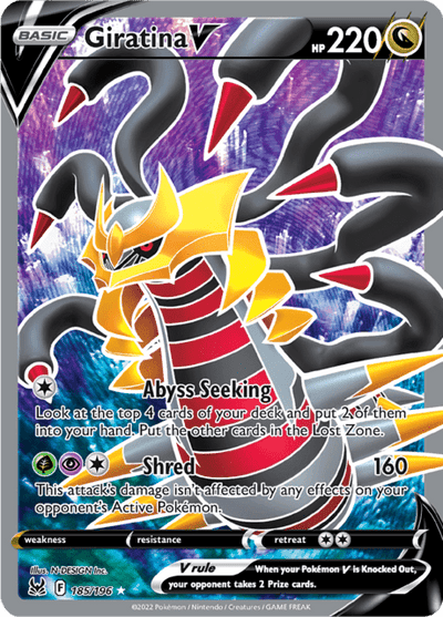 Giratina V 185/196 - Lost Origin (LOR) NM