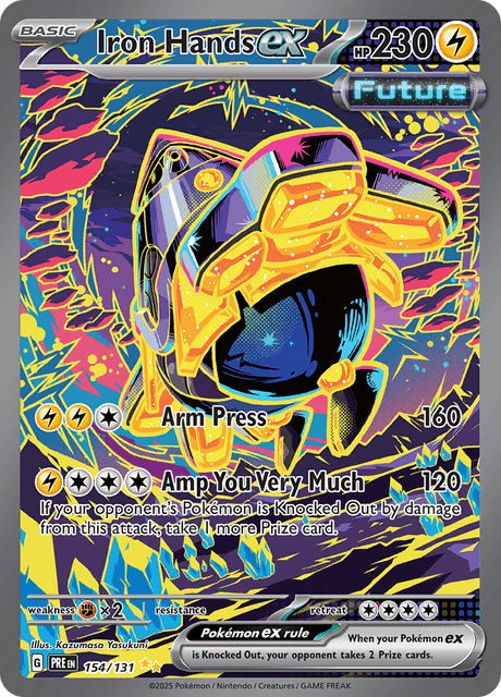 Iron Hands ex 154/131 - Prismatic Evolutions (PRE) NM
