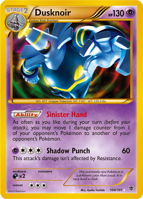 Dusknoir 104/101 - Plasma Blast (PLB) LP