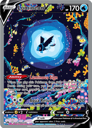 Lumineon V gg39/gg70 - Crown Zenith (CRZ) NM