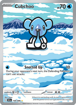 Cubchoo 109/86 - Black Bolt (BLK) NM