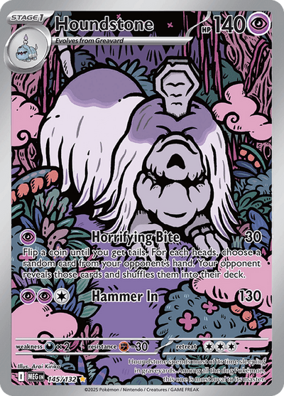 Houndstone 145/132 - Mega Evolution (MEG) NM