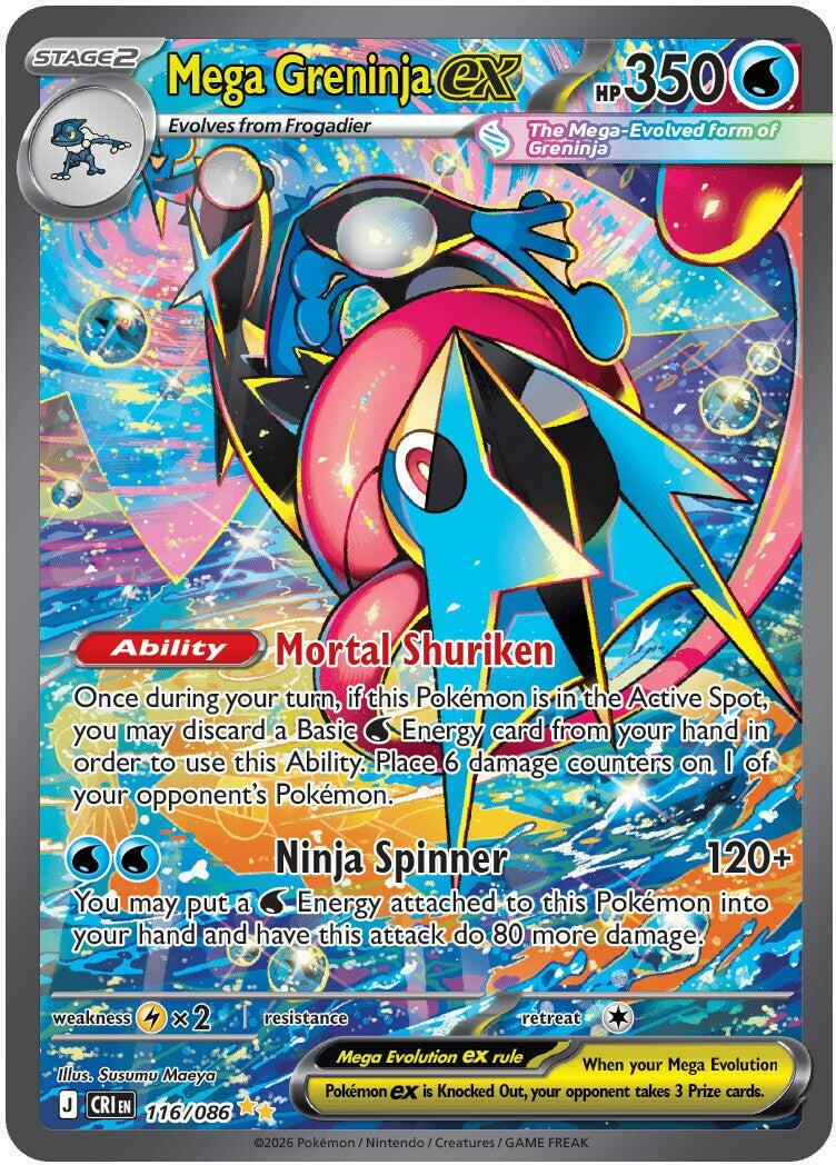 Mega Greninja ex 116/ - Chaos Rising (CRI) LP