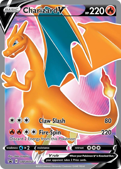 Charizard V swsh050/ - Promo NM