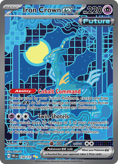 Iron Crown ex 158/131 - Prismatic Evolutions (PRE) NM