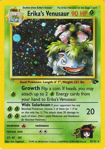 Erika's Venusaur 4/132 - Gym Challenge (G2) HP