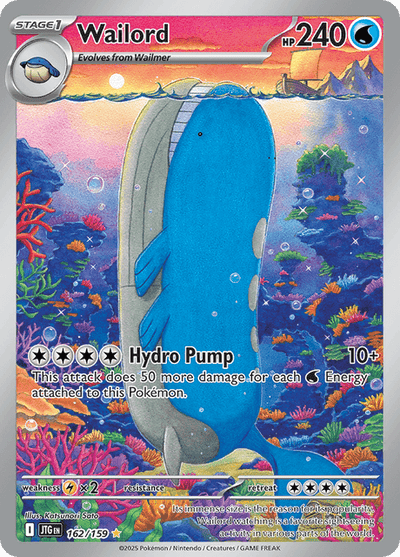 Wailord 162/159 - Journey Together (JTG) NM