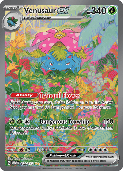 Venusaur ex 198/165 - Scarlet & Violet 151 (MEW) NM