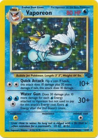 Vaporeon 12/64 - Jungle (JU) NM