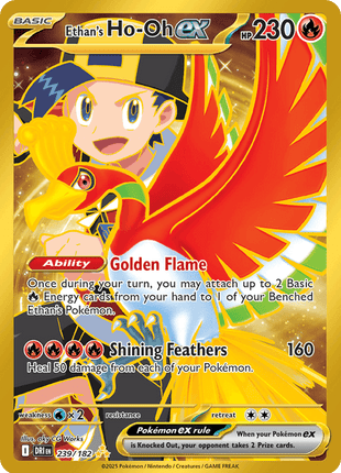 Ethan's Ho-Oh ex 239/182 - Destined Rivals (DRI) NM